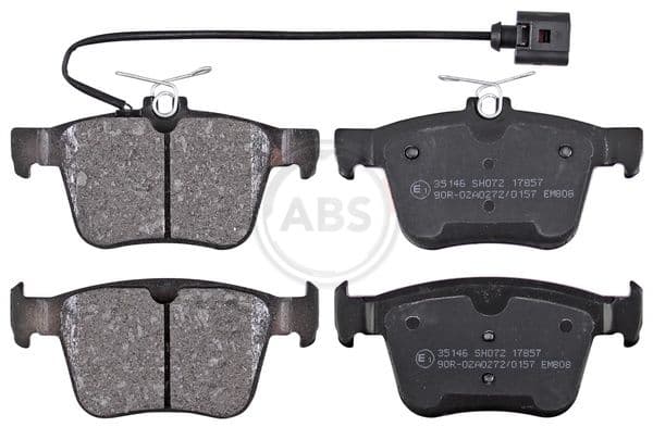 set placute frana,frana disc ABS 35146