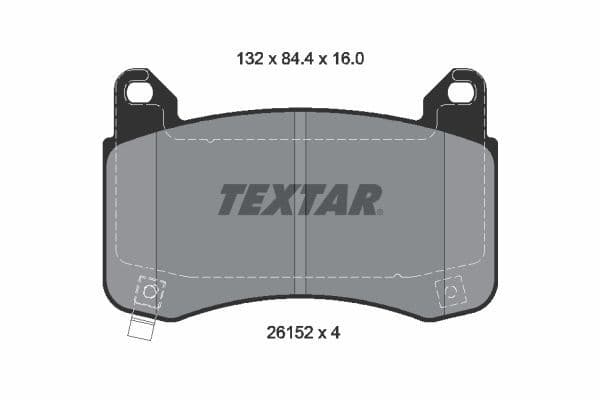 set placute frana,frana disc TEXTAR Q+ 2615201