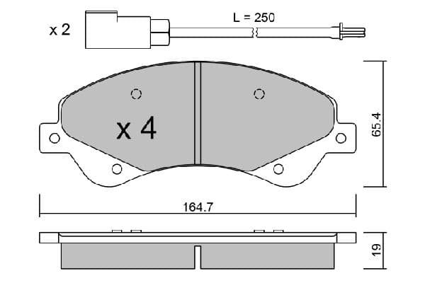set placute frana,frana disc AISIN Premium ADVICS by BPFO-1013