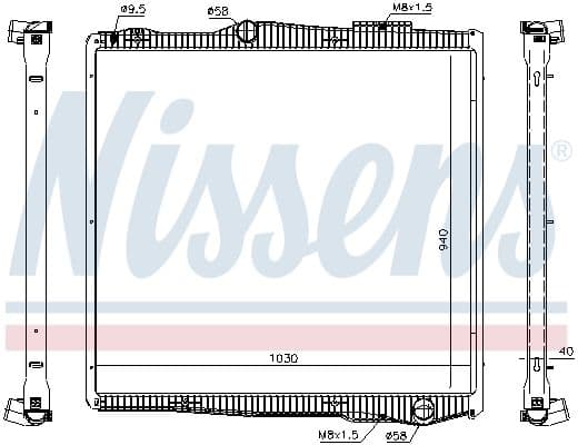 Radiator, racire motor NISSENS 67290