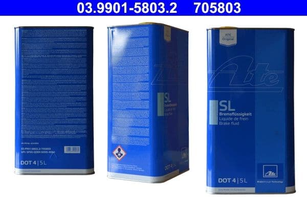 Lichid de frana SL DOT 4 ATE 5L
