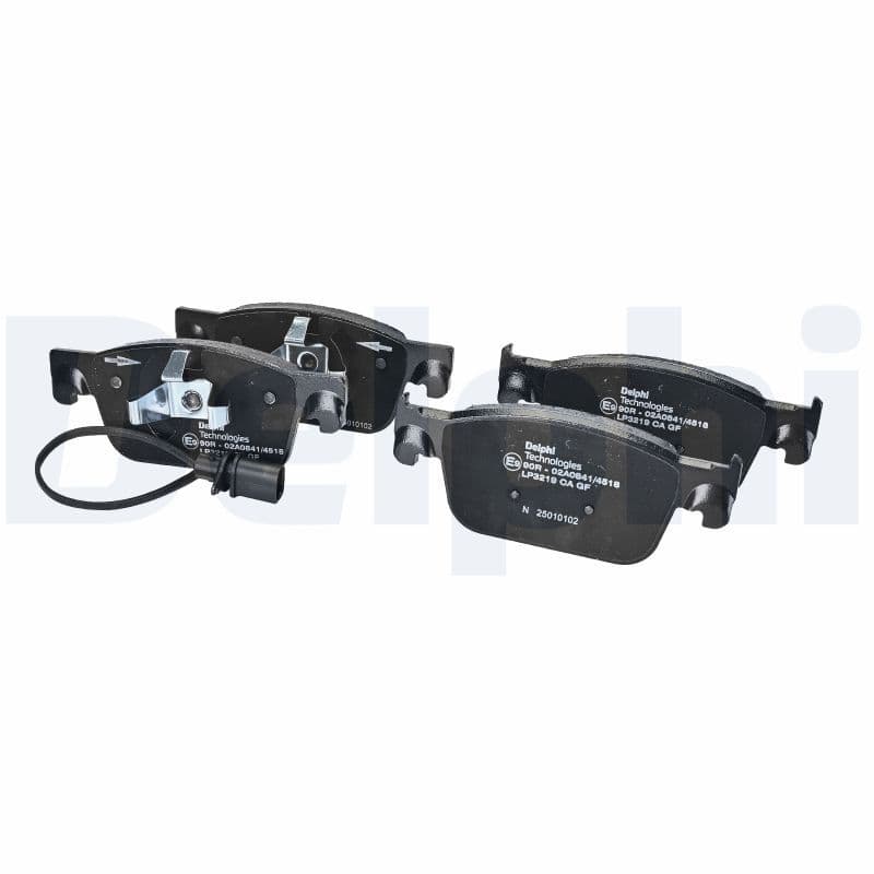 set placute frana,frana disc DELPHI LP3219