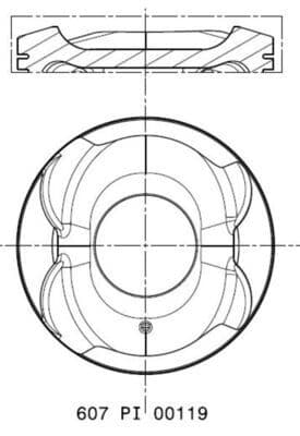 Piston MAHLE 607 PI 00119 000