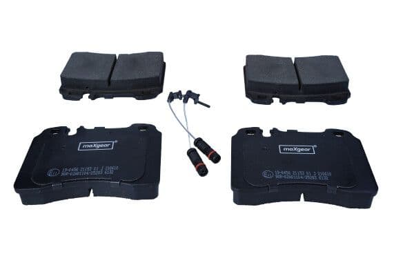 set placute frana,frana disc MAXGEAR 19-0456