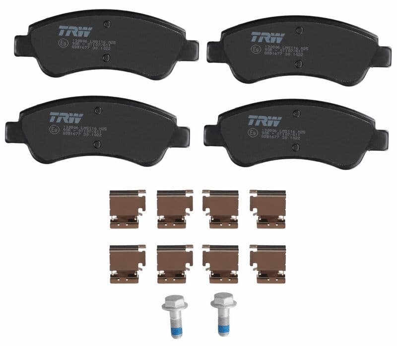 set placute frana,frana disc TRW COTEC GDB1677