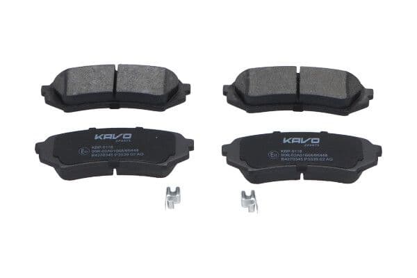set placute frana,frana disc KAVO PARTS KBP-9118