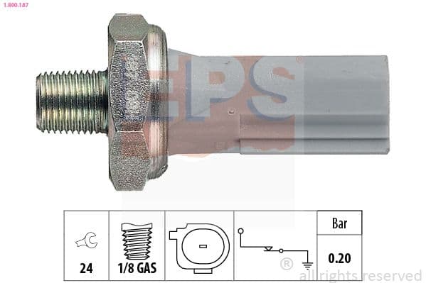Senzor presiune ulei EPS Made in Italy - OE Equivalent 1.800.187