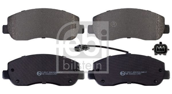 set placute frana,frana disc FEBI BILSTEIN 16845