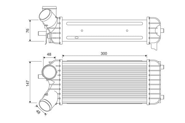 Intercooler, compresor VALEO 818365