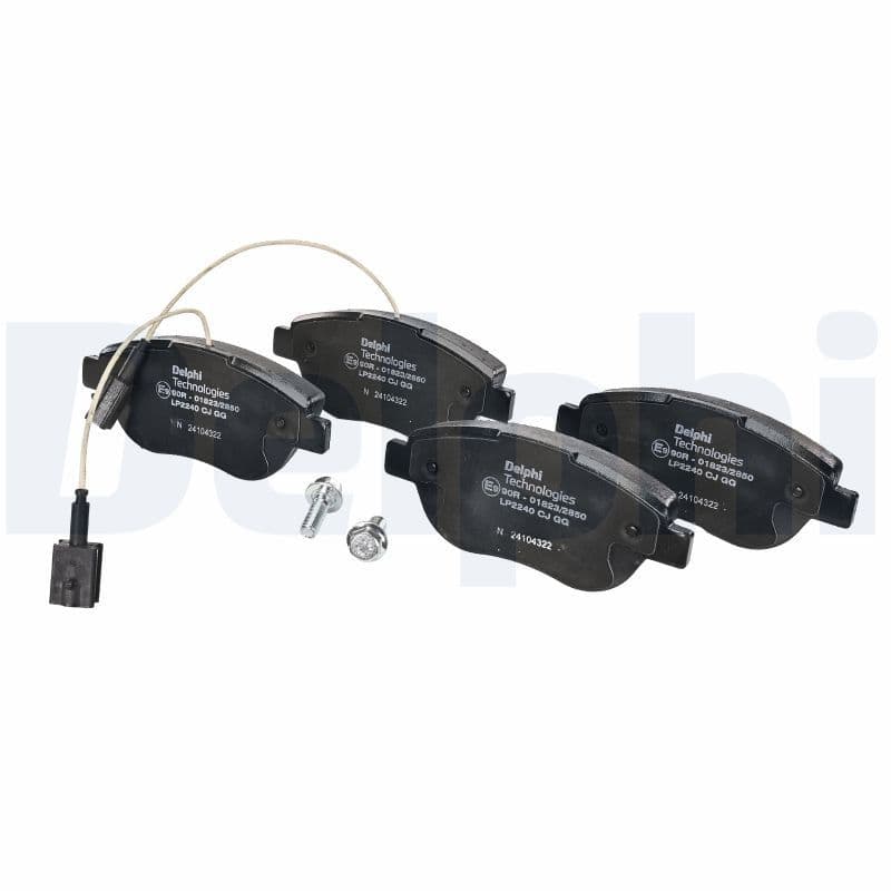 set placute frana,frana disc DELPHI LP2240