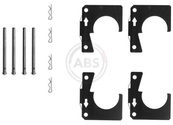 Set accesorii, placute frana ABS 0914Q