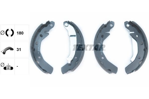 Set saboti frana TEXTAR 91054000