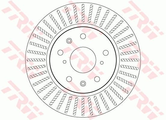 Disc frana TRW DF7398