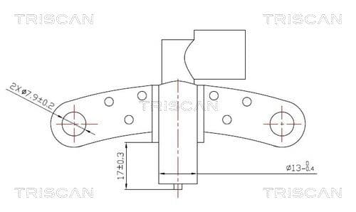 Senzor impulsuri, arbore cotit TRISCAN 8855 25102