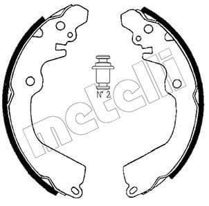 Set saboti frana METELLI 53-0257