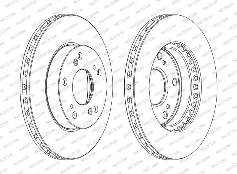 Disc frana FERODO PREMIER DDF1939C