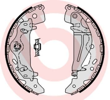 Set saboti frana BREMBO ESSENTIAL LINE S 30 521