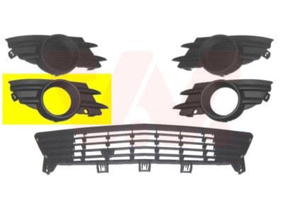 Grila ventilatie, bara protectie VAN WEZEL 3782594