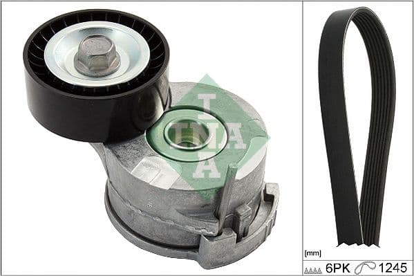 Set curea transmisie cu caneluri Schaeffler INA 529 0291 10