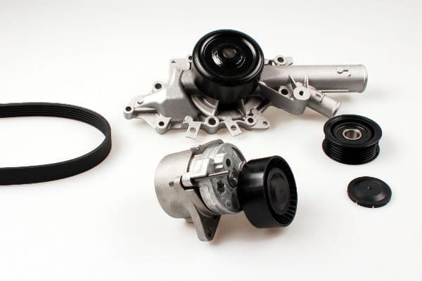 Pompa apa + Set curea transmisie cu caneluri HEPU PK01350