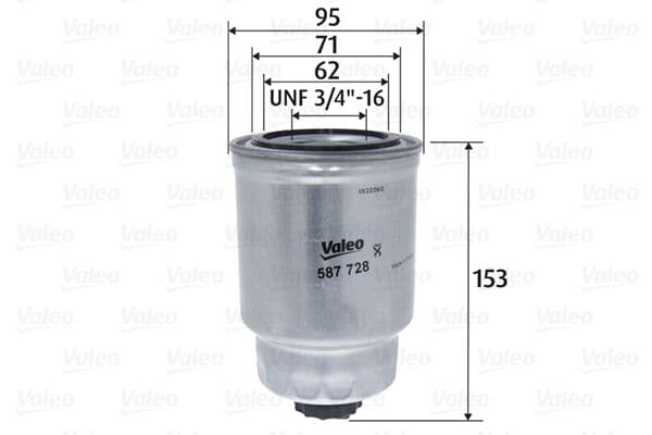 filtru combustibil VALEO 587728