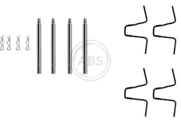 Set accesorii, placute frana ABS 0978Q
