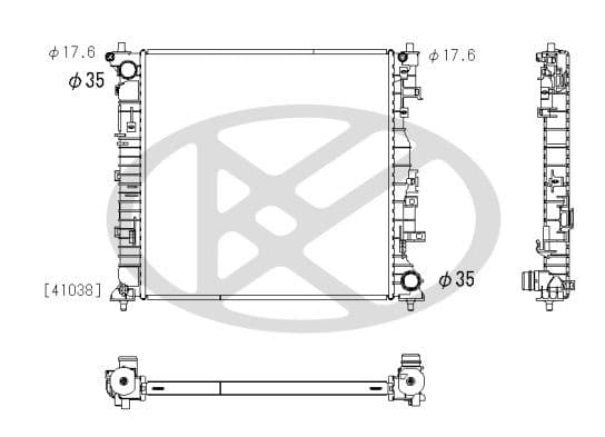 Radiator, racire motor KOYORAD PL813940