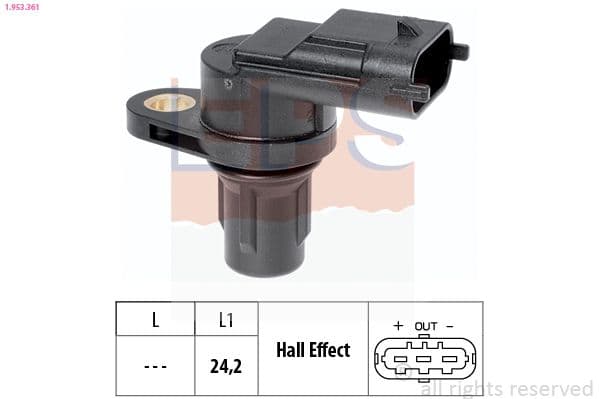 Senzor, turație motor EPS Made in Italy - OE Equivalent 1.953.361