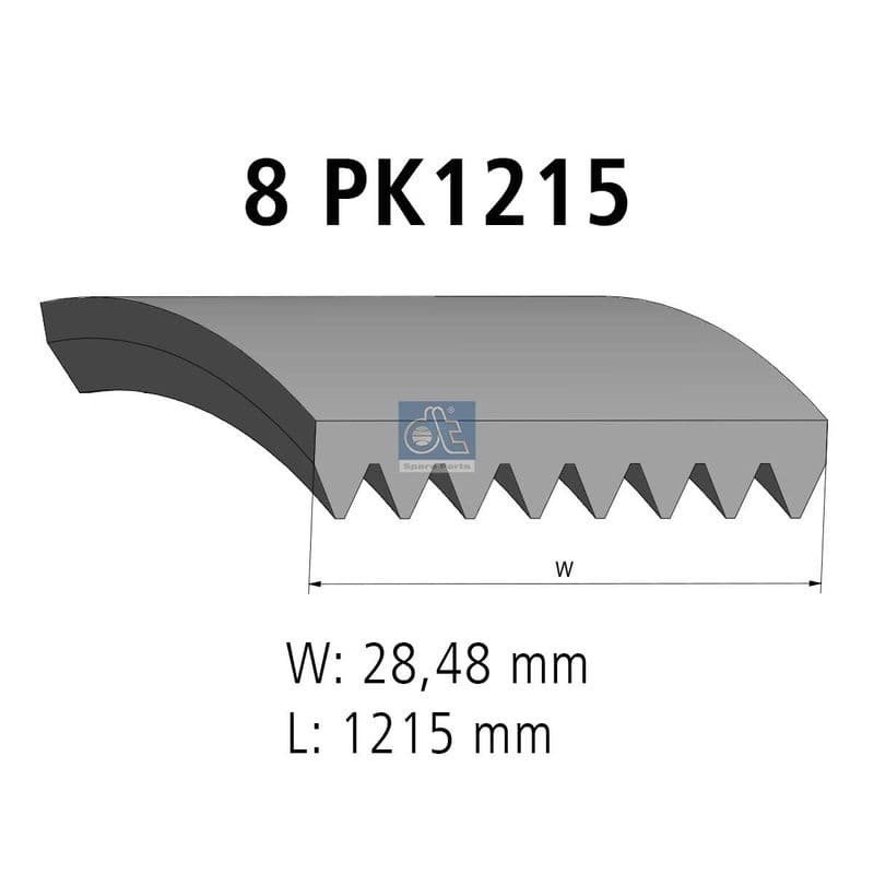 Curea transmisie cu caneluri DT Spare Parts 4.80393