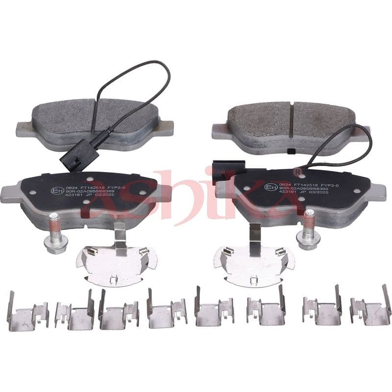 set placute frana,frana disc ASHIKA 50-00-0624