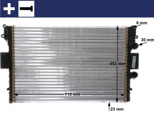 Radiator, racire motor MAHLE BEHR CR 2006 000S