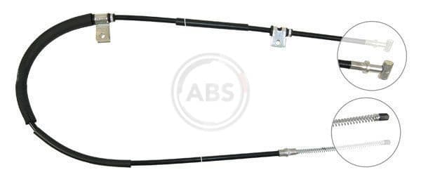 Cablu, frana de parcare ABS K19677