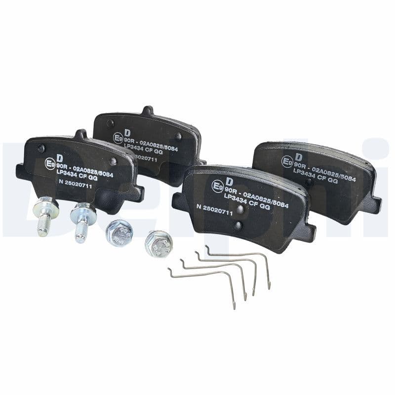 set placute frana,frana disc DELPHI LP3434