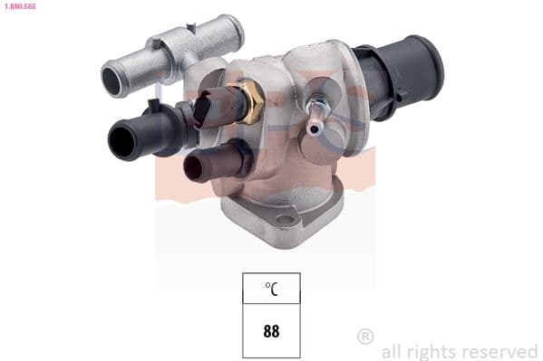 termostat,lichid racire EPS Made in Italy - OE Equivalent 1.880.565