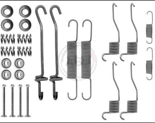 Set accesorii, sabot de frana ABS 0639Q
