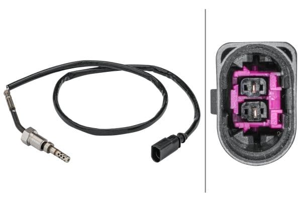 Senzor, temperatura gaze evacuare HELLA 6PT 358 181-431
