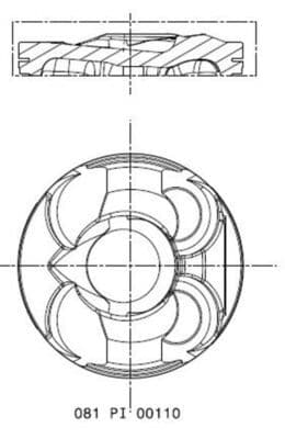 Piston MAHLE 081 PI 00110 002