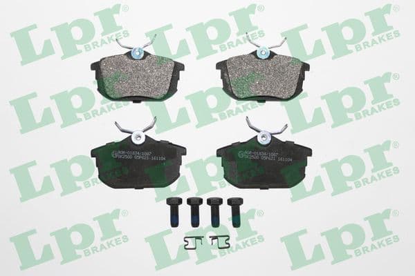 set placute frana,frana disc LPR 05P621