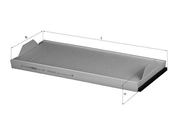 Filtru, aer habitaclu MAHLE LA 358