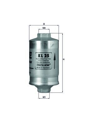 filtru combustibil MAHLE KL 25