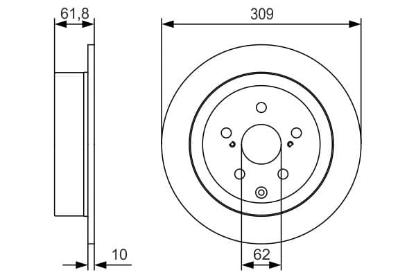 Disc frana BOSCH 0 986 479 T04