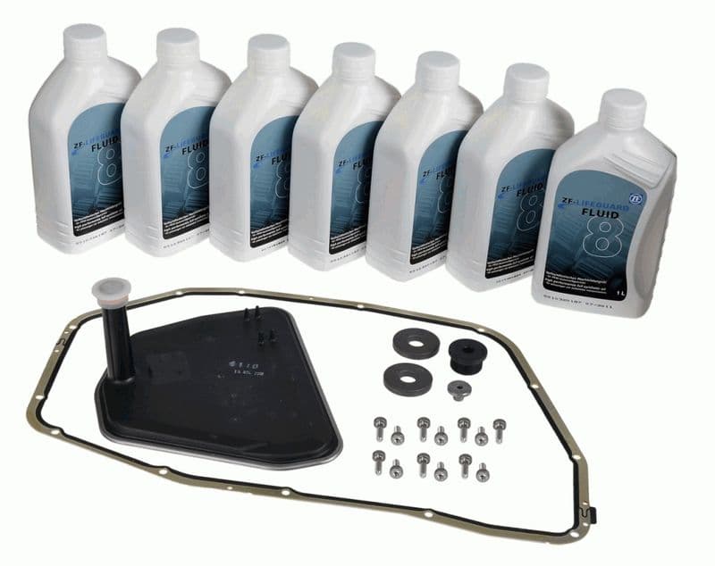 Set piese, schimb ulei transmisie automata ZF 6HP28AF 1084.298.013 - include 7 litri ulei