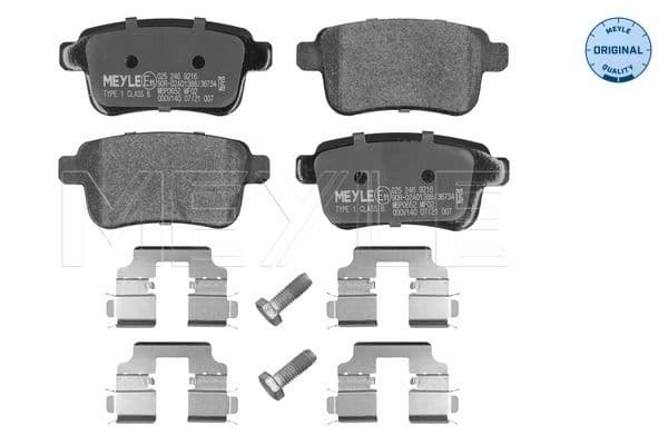 set placute frana,frana disc MEYLE -ORIGINAL: True to OE. 025 246 9216