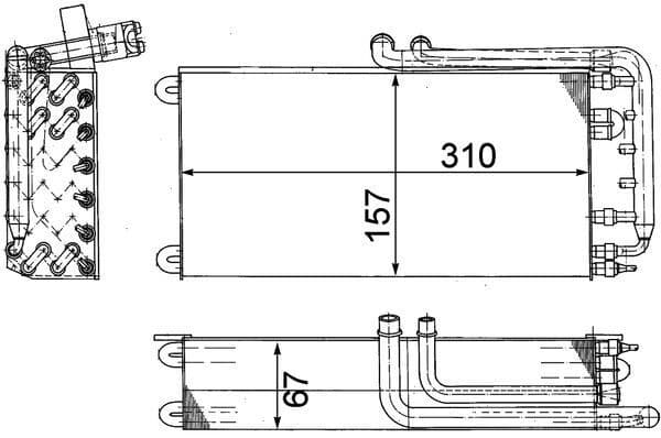 Evaporator, aer conditionat MAHLE BEHR *** PREMIUM LINE *** AE 45 000P