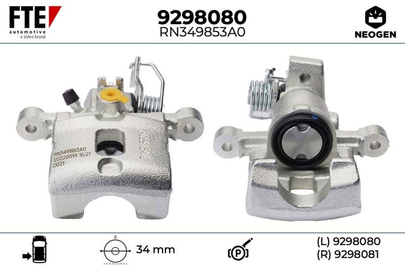 Etrier frana FTE NEOGEN 9298080