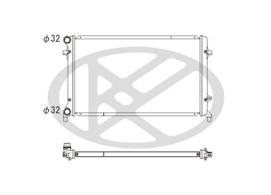 Radiator, racire motor KOYORAD PL452657