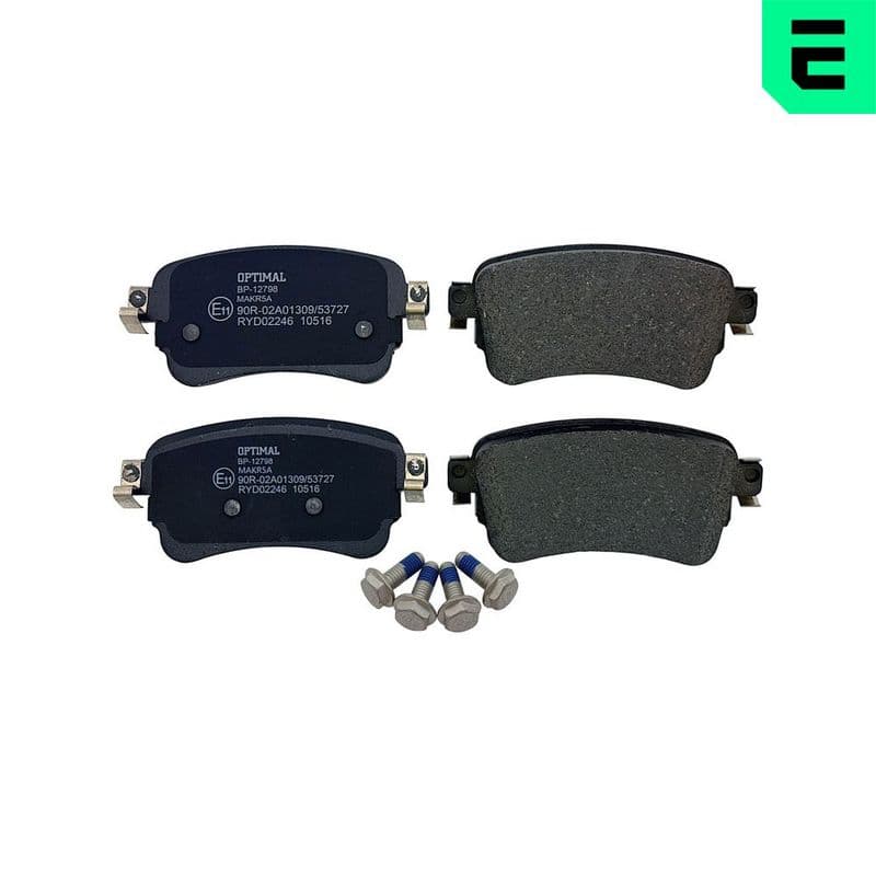 set placute frana,frana disc OPTIMAL BP-12798