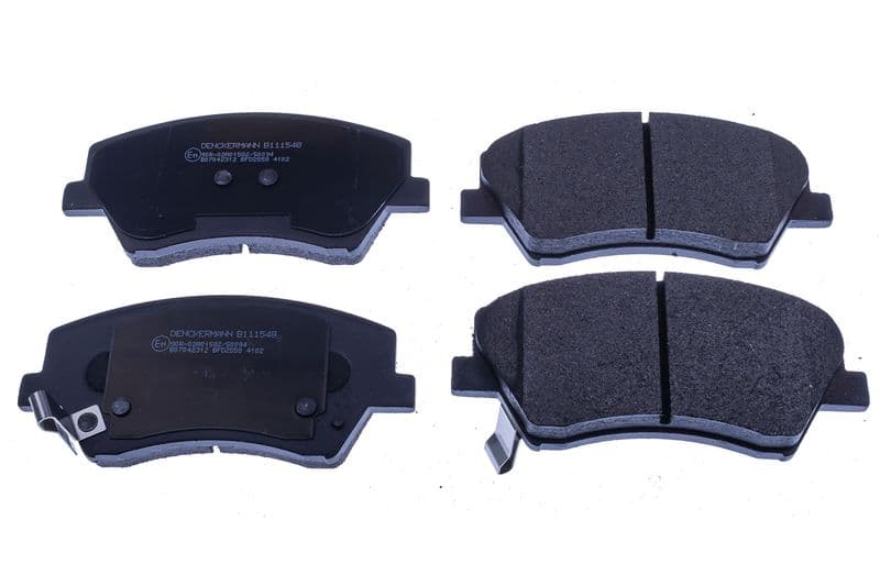 set placute frana,frana disc DENCKERMANN B111548