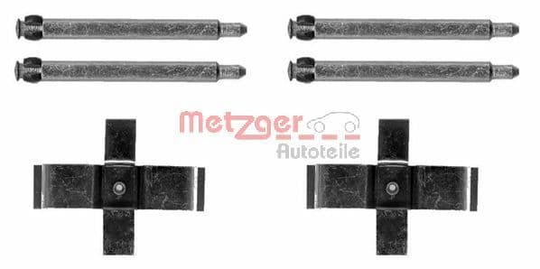 Set accesorii, placute frana METZGER AUTOTEILE 109-1713