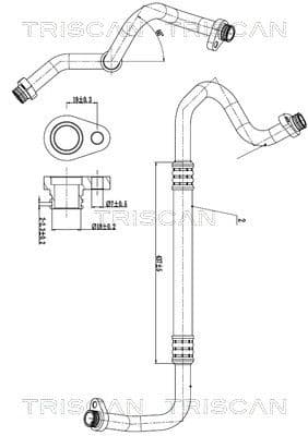 conducta presiune variabila,aer conditionat TRISCAN 9010 28009